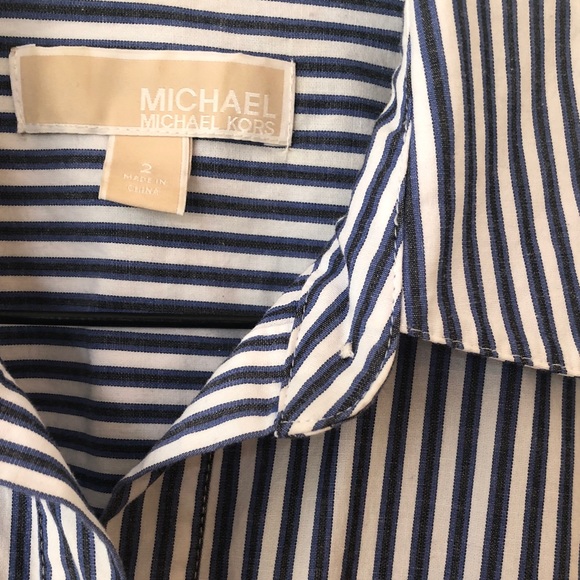 *SOLD* Michael Kors A-line Shirt Dress - Picture 3 of 4